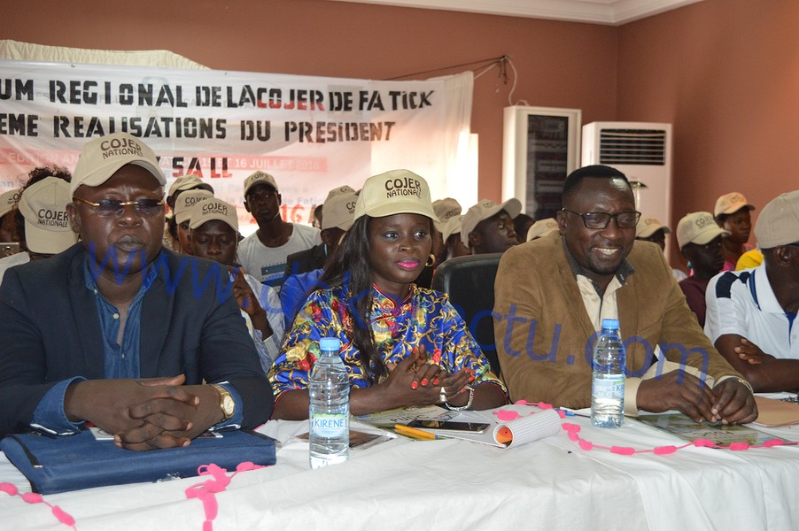 LES IMAGES DU  FORUM RÉGIONAL DE LA COJER DE FATICK