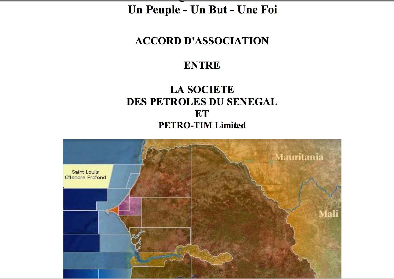 Sur instruction du Premier ministre, les autorités publient tous les contrats pétroliers signés par le Sénégal
