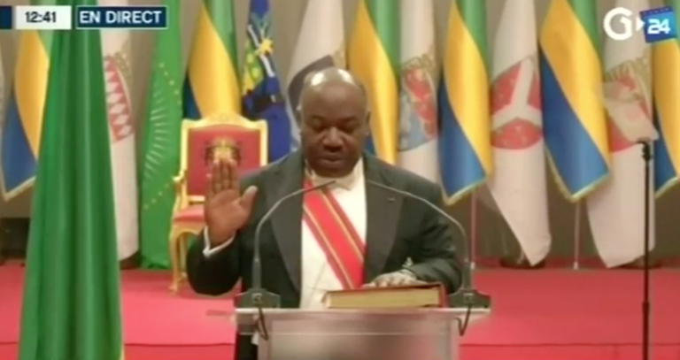 Gabon: le président Bongo investi pour un nouveau mandat de sept ans