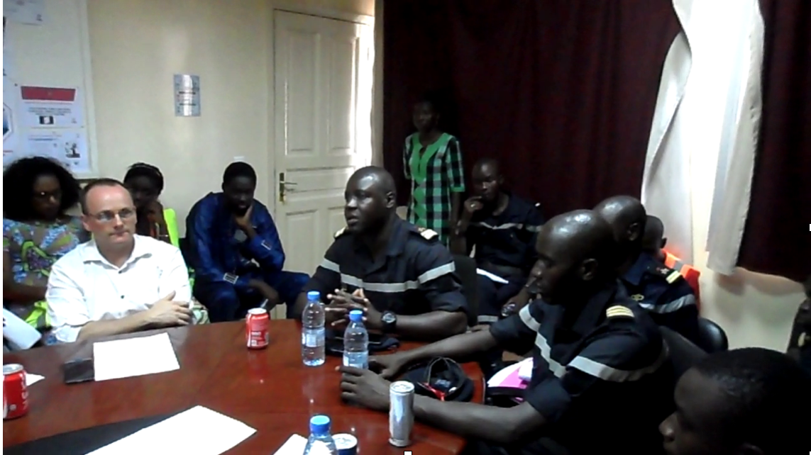 Exercice d'évacuation d'incendie au Centre de Contrôle Technique des Véhicules Automobiles(CCTVA).