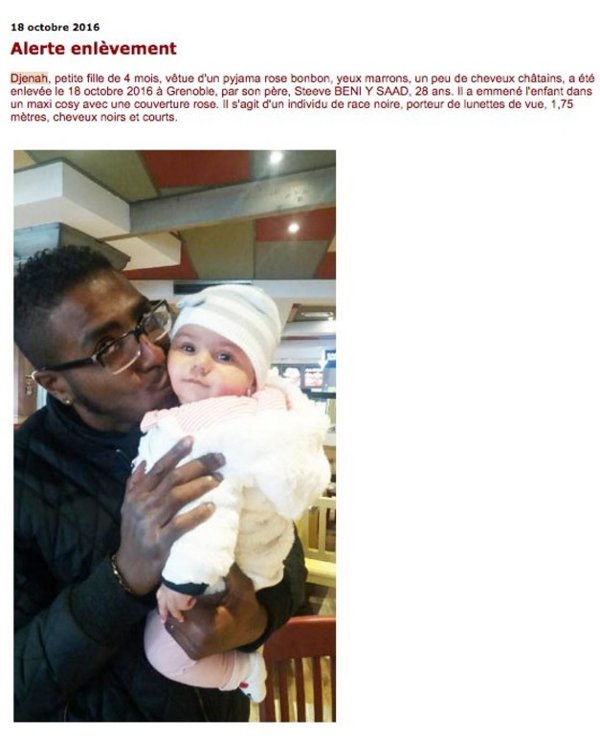 "Race noire" dans les communiqués de Police: la dernière alerte enlèvement en France a créé encore une polémique !