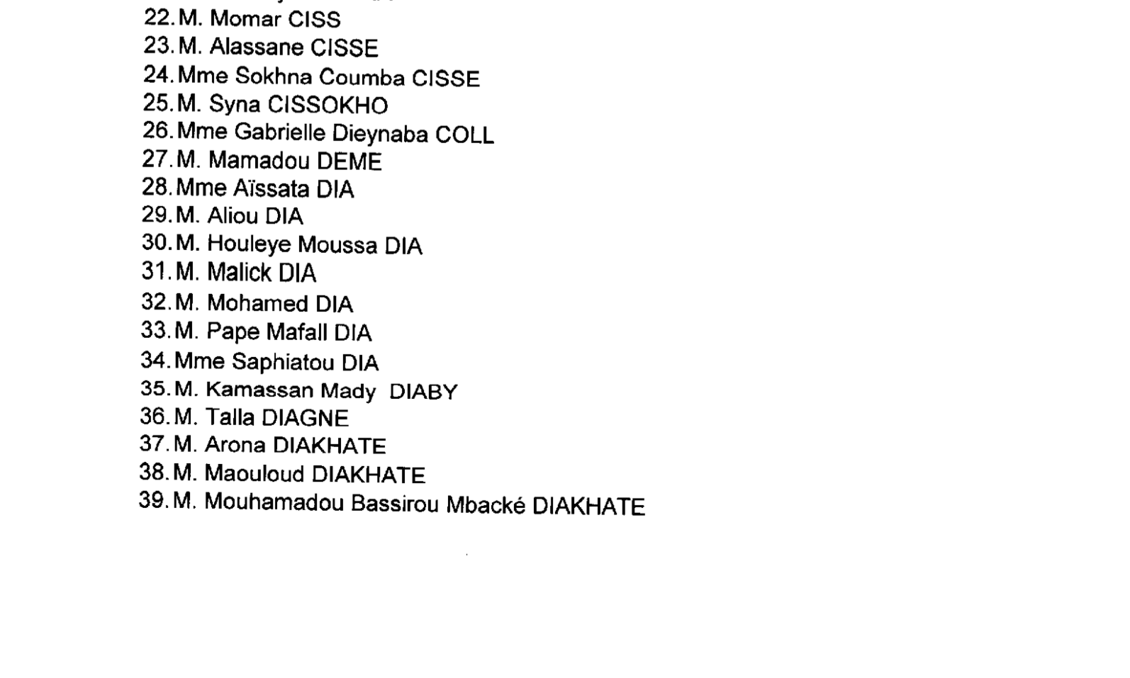 Voici la liste des 150 membres du Haut Conseil des Collectivités Territoriales (HCCT)