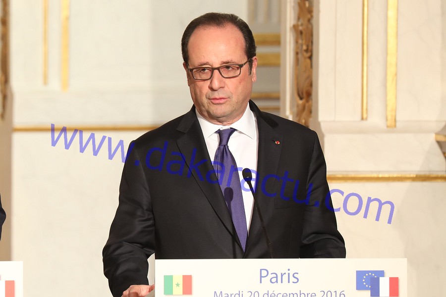 VISITE OFFICIELLE À PARIS - FRANÇOIS HOLLANDE PRÉCISE : «  La France n’est pas moins généreuse, elle est plus ingénieuse »