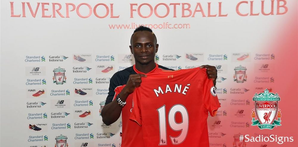 Classement des 20 maillots les plus vendus en Premier League Anglaise : Sadio Mané dans le Top 10