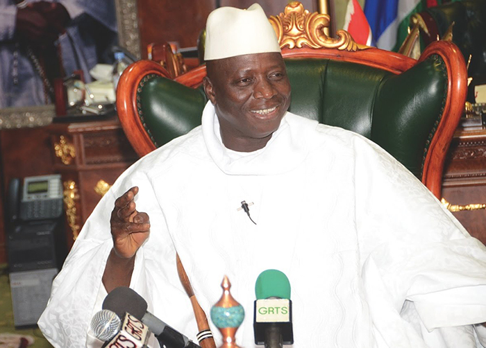 Des chefs d’Etat africains rencontrent Yaya Jammeh, mercredi en Gambie