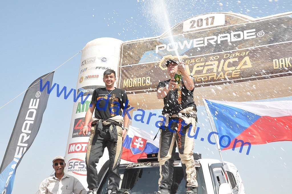 Vladimir Vasilyev, vainqueur du Africa  Eco Race en auto