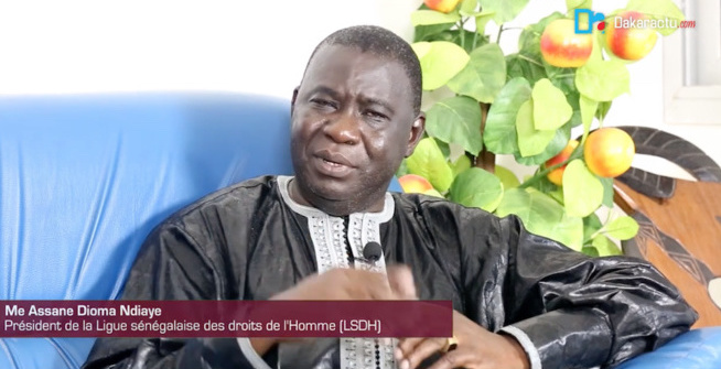Me ASSANE DIOMA NDIAYE, PRÉSIDENT DE LA LIGUE SÉNÉGALAISE DES DROITS HUMAINS (LSDH) : « Si cette investiture ne se fait pas à date échue... ce serait une victoire de Jammeh »
