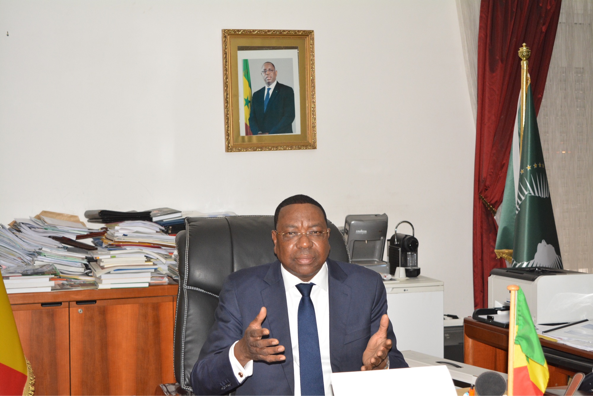 Mankeur Ndiaye, Ministre des Affaires Etrangères du Sénégal : " Yaya Jammeh est parti sans garantie "