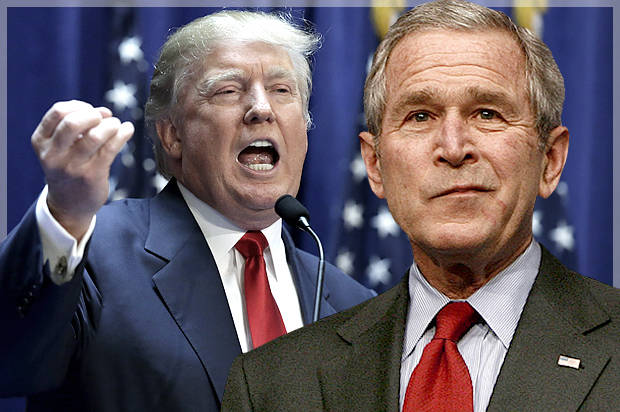 ETATS-UNIS :  George W. Bush n'est pas d'accord avec Donald Trump