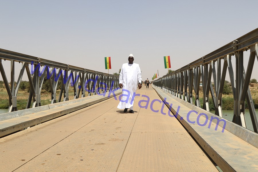 Le pont de Halwar opérationnel : Le président de la République satisfait une vieille doléance des populations locales
