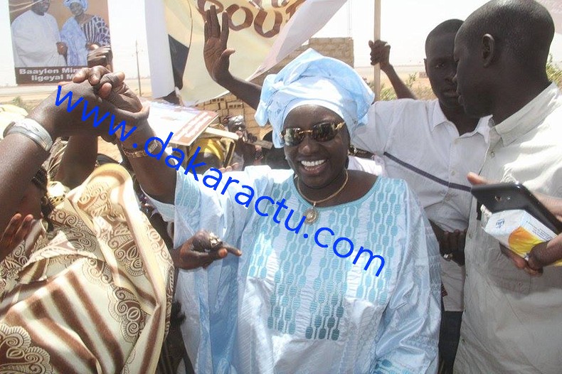 KAOLACK : Mimi Touré marque son territoire (IMAGES)