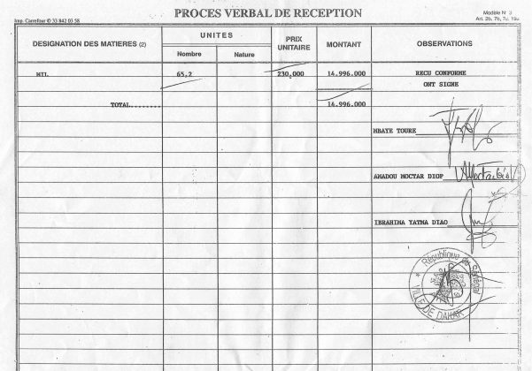 Fausse facture du Gie Keur Tabbar, faux procès-verbal de réception et mandat de payement signés de sa main : Au-delà des aveux de Mbaye Touré & Cie, voici les preuves matérielles qui enfoncent Khalifa Sall