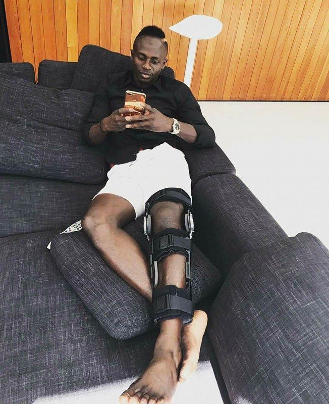 L’international sénégalais Sadio Mané après sa blessure (photo)