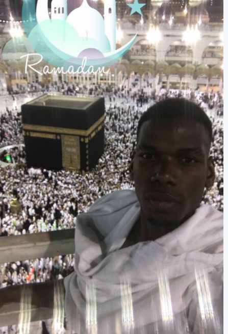 En pèlerinage à La Mecque, Pogba adresse ses vœux pour le ramadan