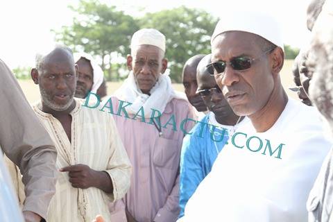 Images : Levée du corps de la mère du ministre de l’intérieur