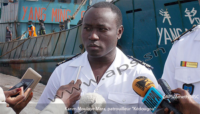 Pêche : Des chalutiers battant pavillon chinois pris en flagrant délit au large de la Casamance (marine sénégalaise)