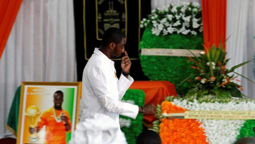 Ultime hommage à Cheick Tioté en Côte d'Ivoire