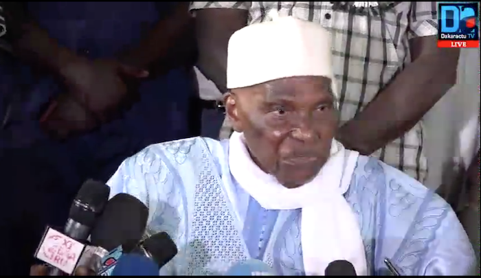Me Abdoulaye Wade : " Cette manifestation a été un succès "