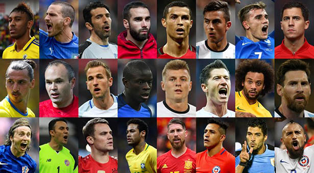 FIFA : les 24 joueurs nommés pour le titre de meilleur joueur de la saison