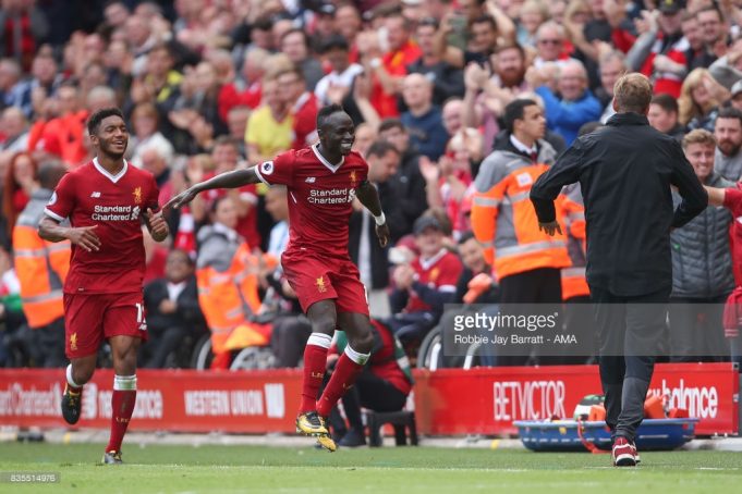 Premier League : Sadio Mane offre à Liverpool sa première victoire