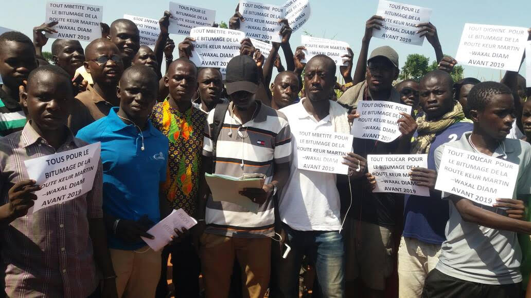 Les populations de Ngayokhème et Diarère réclament le bitumage du tronçon Keur Martin/Wakhal Diam.