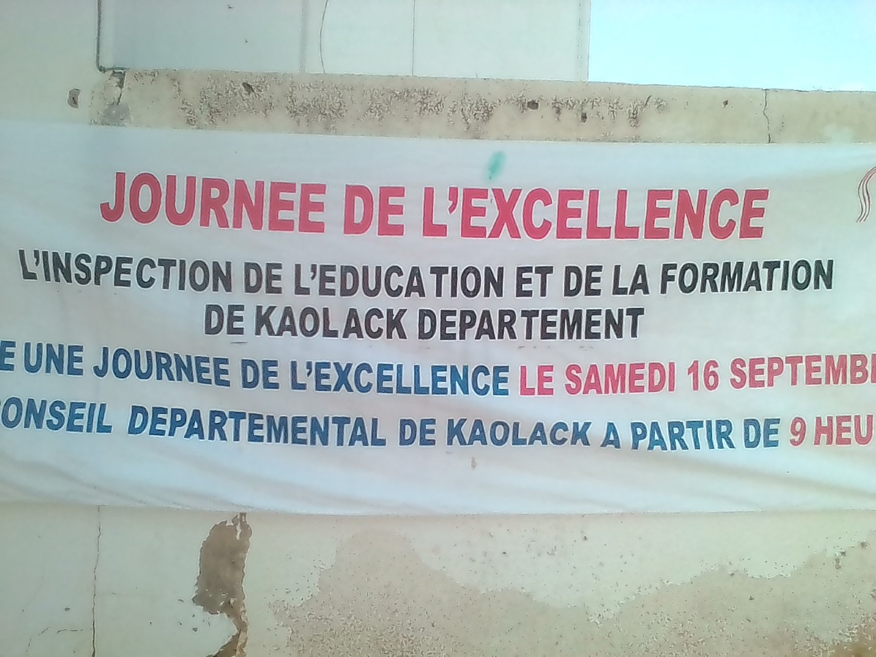 JOURNÉE DE L'EXCELLENCE : Les 96 meilleurs élèves du département de Kaolack primés