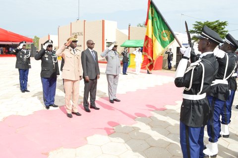 Cérémonie de sortie de la 8ème promotion des élèves gradés et de la 49ème promotion des élèves gendarmes