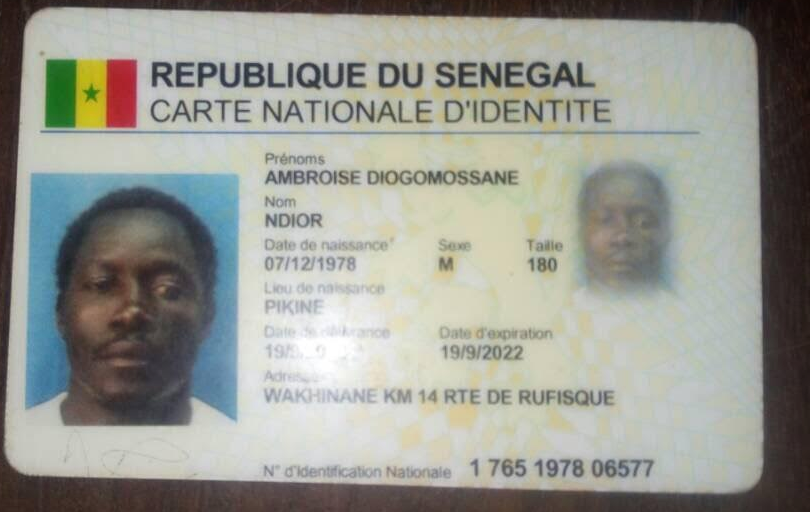 Avis de recherche : Antoine Diogomossane Ndior, décédé à Bissau / Qui peut aider à faire connaitre sa famille au Sénégal ?  