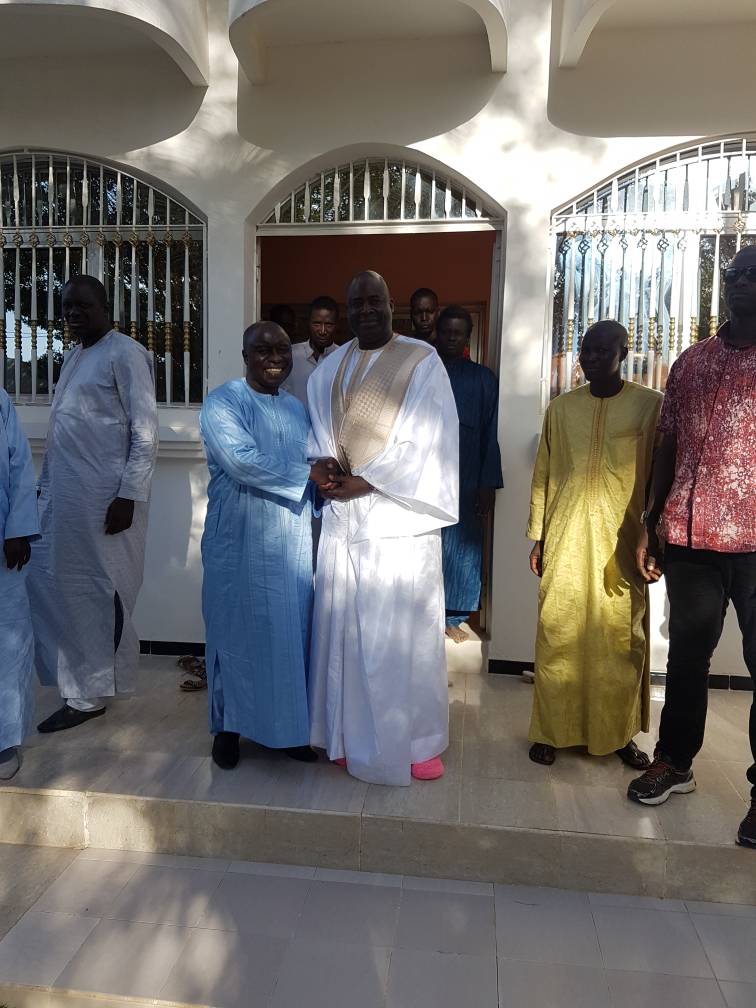 Magal Touba 2017 :  Idrissa Seck chez Serigne Djily Fatah Falilou Mbacke à son domicile de Touba Ndindy