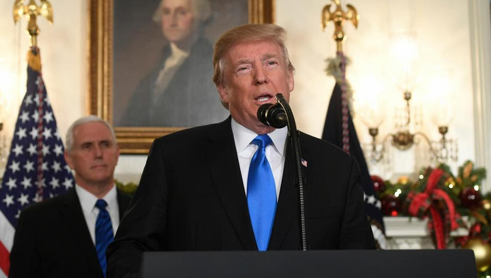 Donald Trump reconnaît Jérusalem comme capitale d'Israël