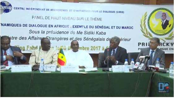 Me Sidiki Kaba à l’école de Abdou Diouf : « Il faut dialoguer de tout avec un grand T »