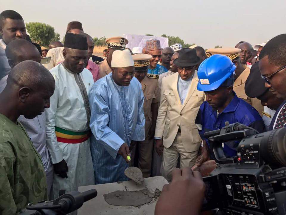 Poissons pour tous : Oumar Gueye procède à la pose de la première pierre du marché au poisson de Tambacounda