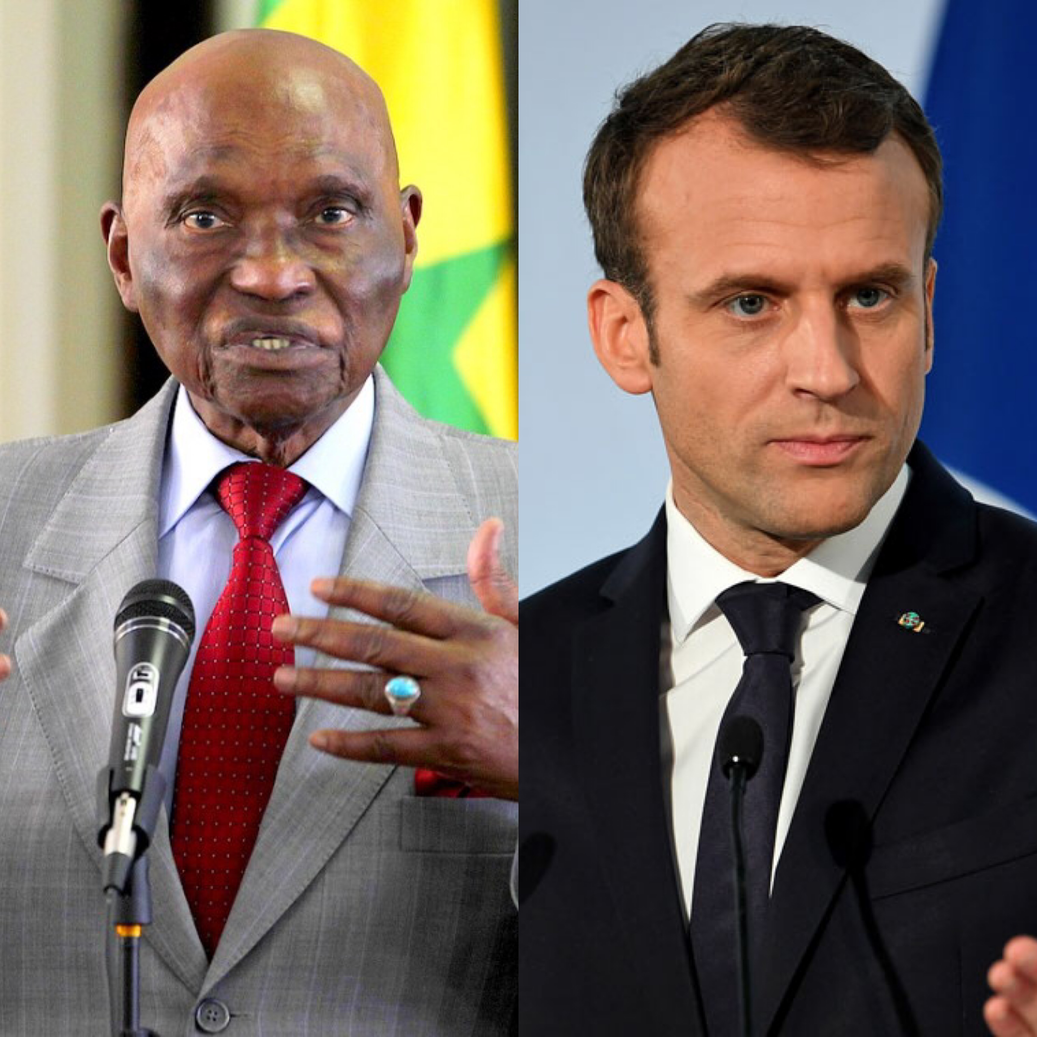 VISITE OFFICIELLE AU SENEGAL : Me Abdoulaye Wade écrit au Président Emmanuel Macron