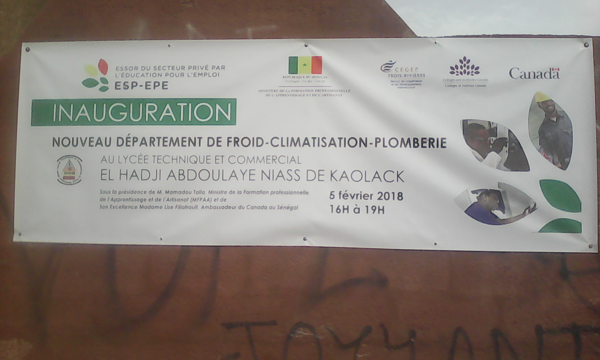 Kaolack : Le lycée technique et commercial devient un centre de référence en se dotant d'un nouveau département de Froid-Climatisation- Plomberie