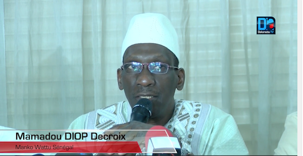 Mamadou Diop Decroix lance le nouveau slogan de l’opposition : « Plus jamais ça…le pays va mal »