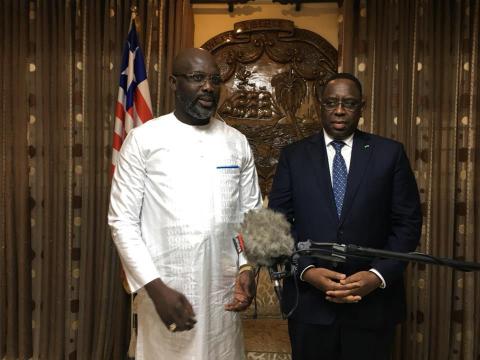 Georges Weah au Sénégal : La visite finalement reportée à demain jeudi