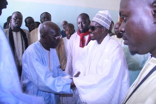 TOUBA / Les images de la visite de courtoisie que Cheikh Bass Abdou Khadre a effectuée chez Serigne Moustapha El Hadj Bara