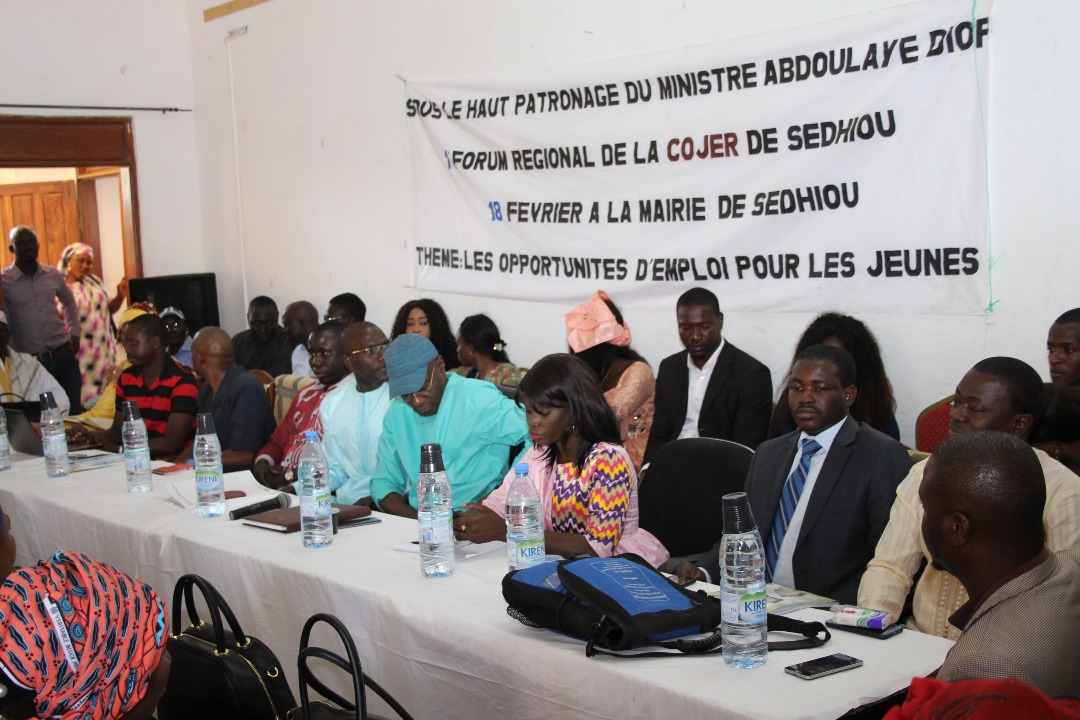 Sédhiou : La COJER régionale expose sur les opportunités d’emplois dans la région
