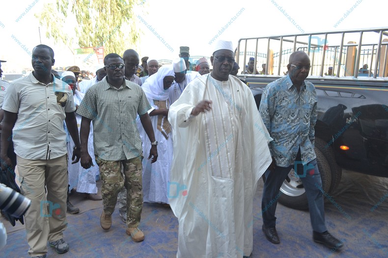 Daaka 2018 : Les images de l'arrivée du président Macky Sall dans la cité religieuse de Médina Gounass
