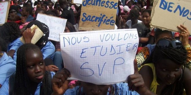 Kaolack : Les élèves se radicalisent dans la rue