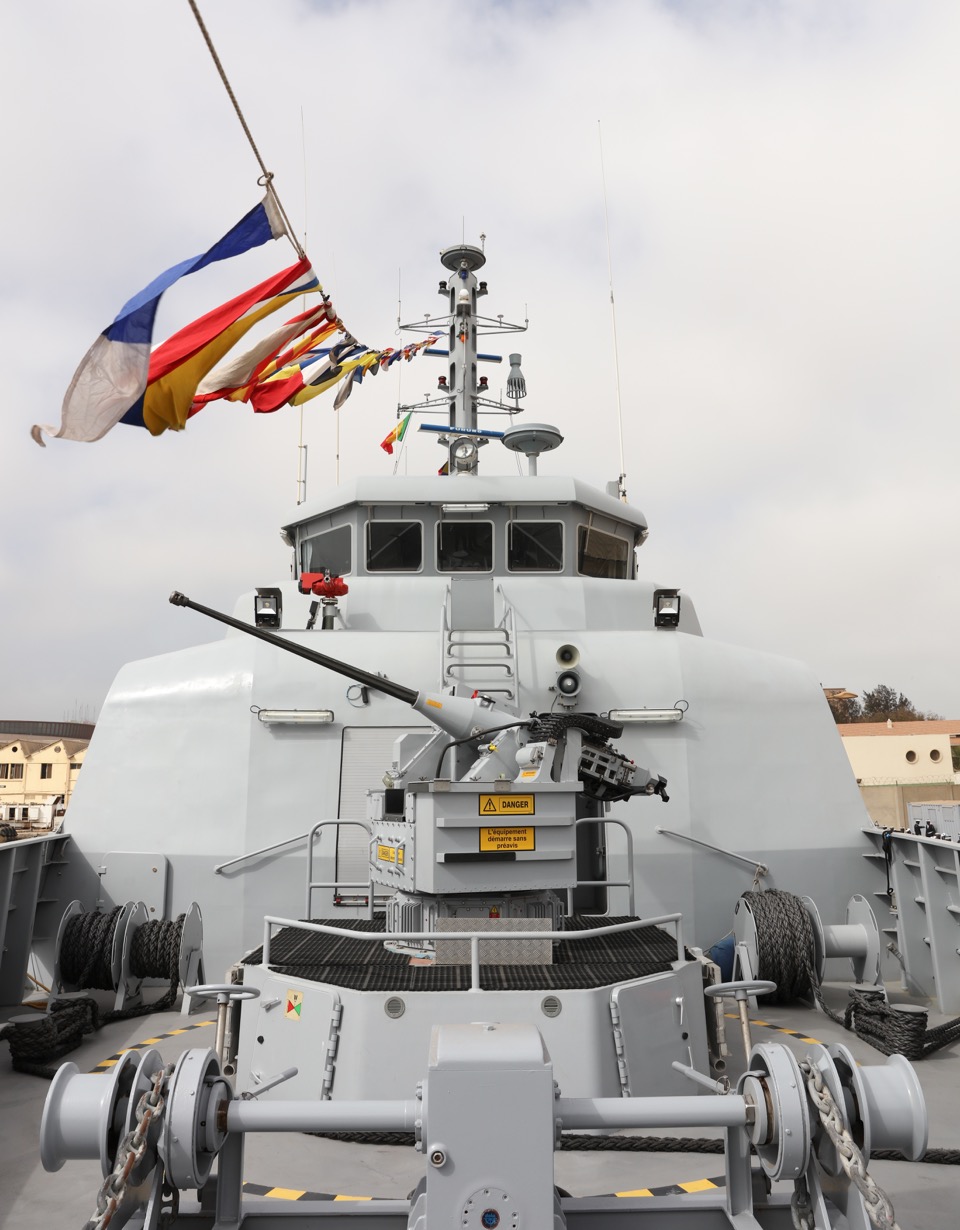 Baptême officiel du navire Fouladou : Patrouilleur en haute mer