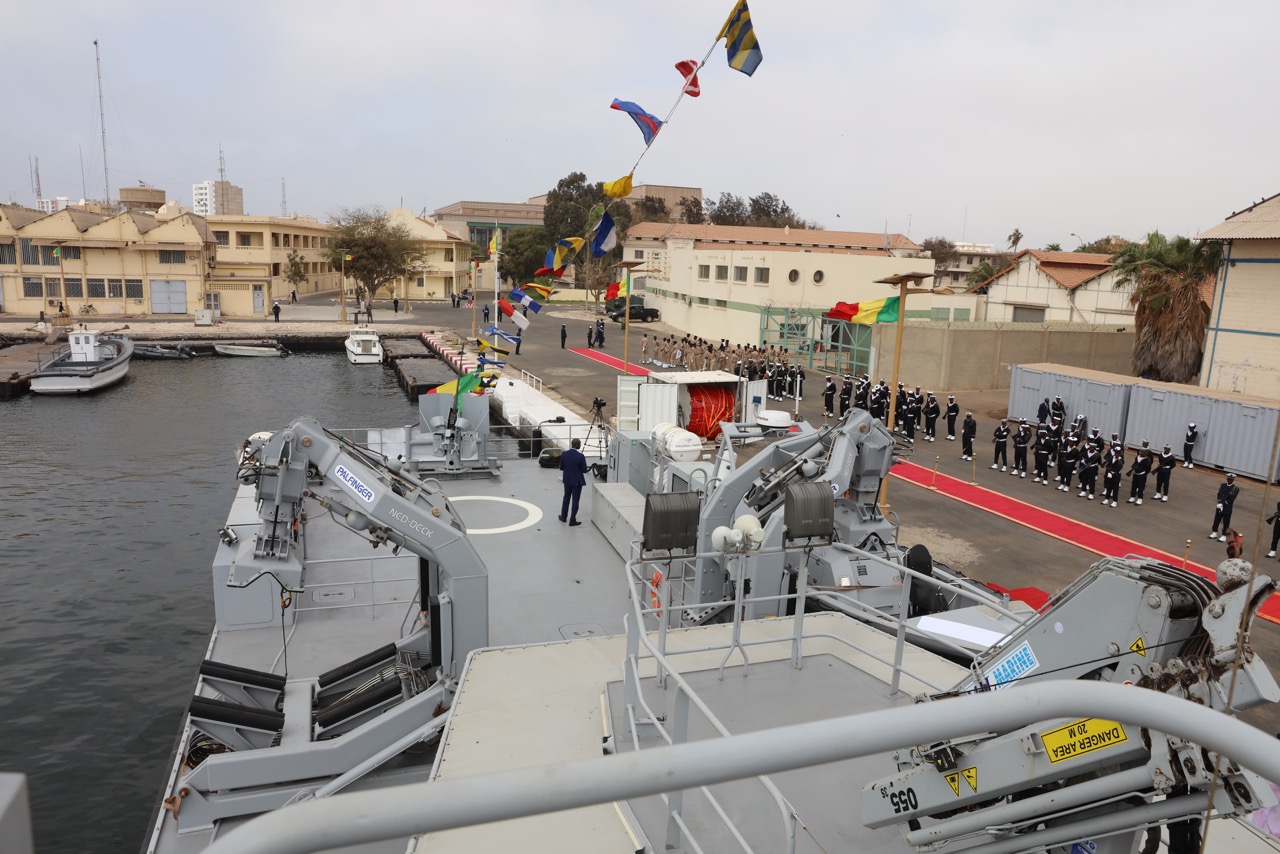 Baptême officiel du navire Fouladou : Patrouilleur en haute mer
