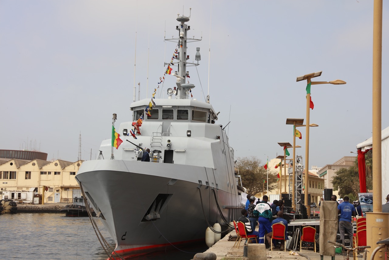 Baptême officiel du navire Fouladou : Patrouilleur en haute mer