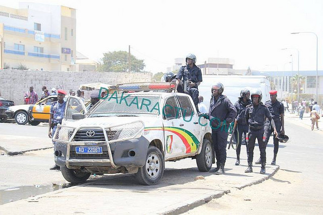 Grand-Yoff : Accrochages entre forces de l’ordre et partisans de Khalifa Sall