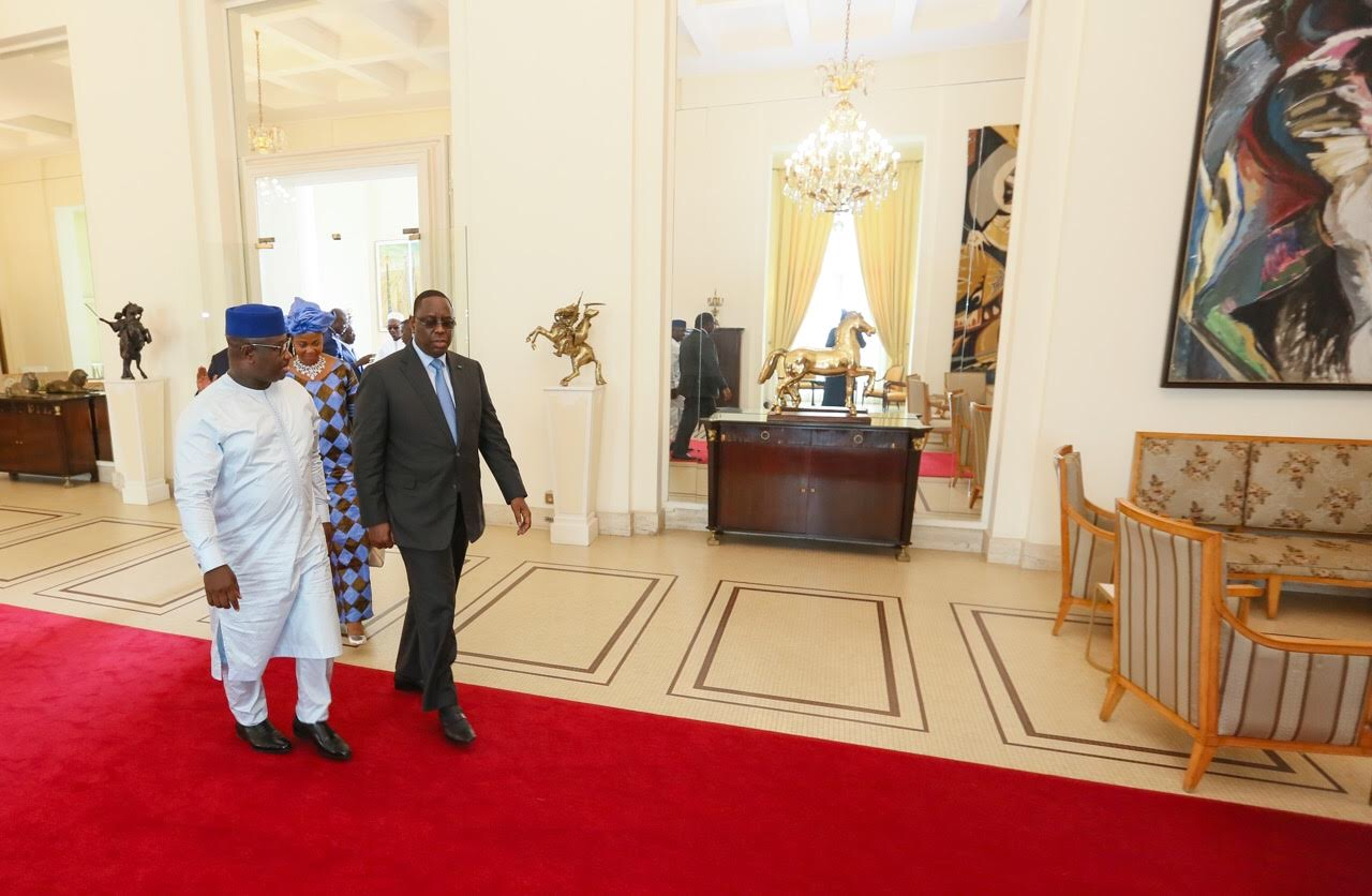 Visite de SE Julius Maada BIO Président élu de la République de Sierra Léone