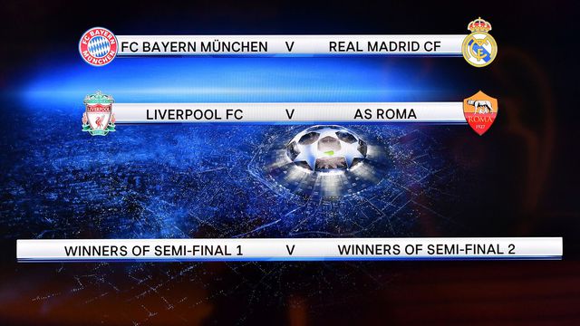 Ligue des champions: choc Bayern Munich contre Real Madrid en demi-finales