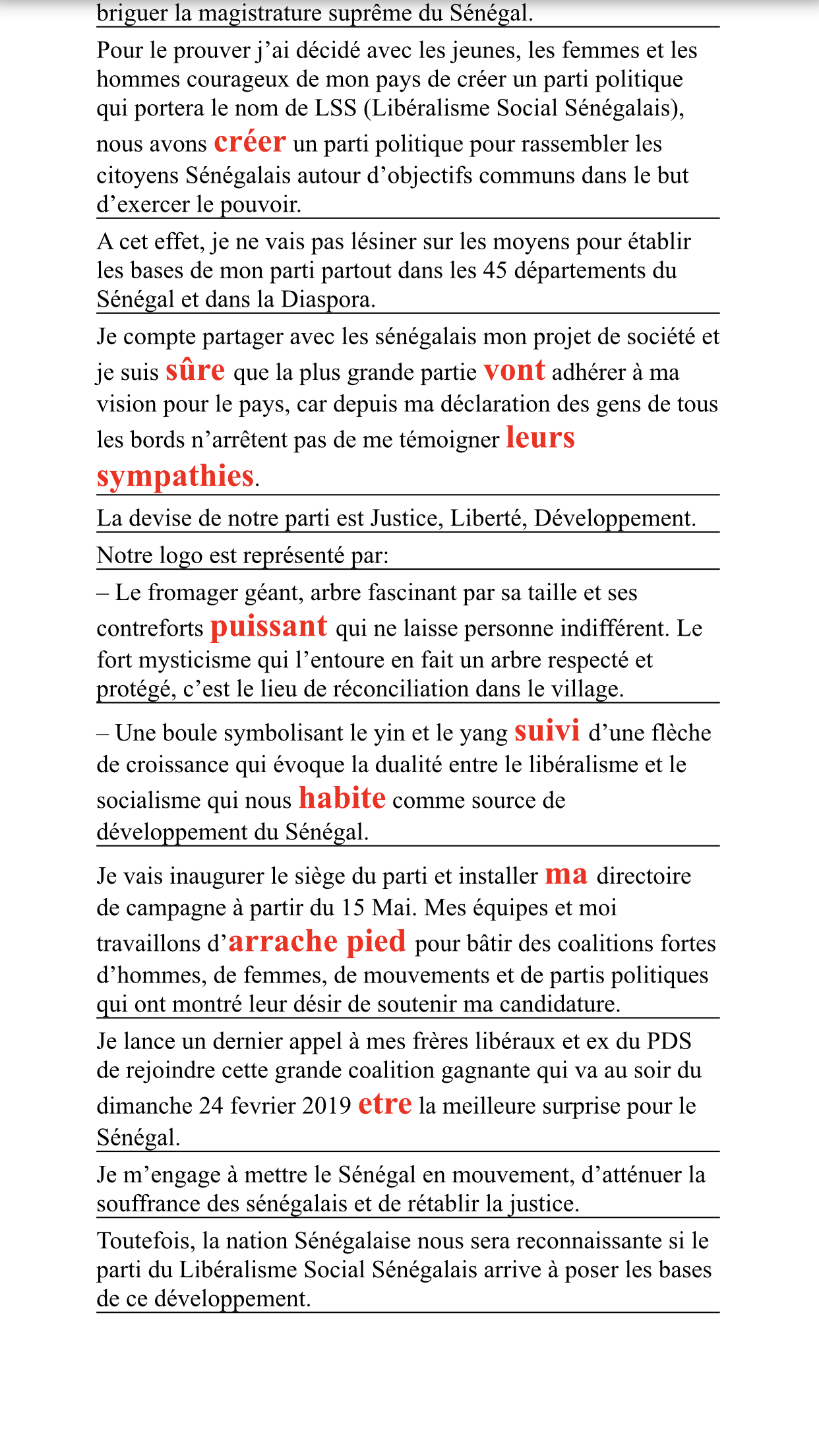 Samuel Sarr et ses quatorze fautes de français : La coupe est pleine pour un candidat à la présidentielle !