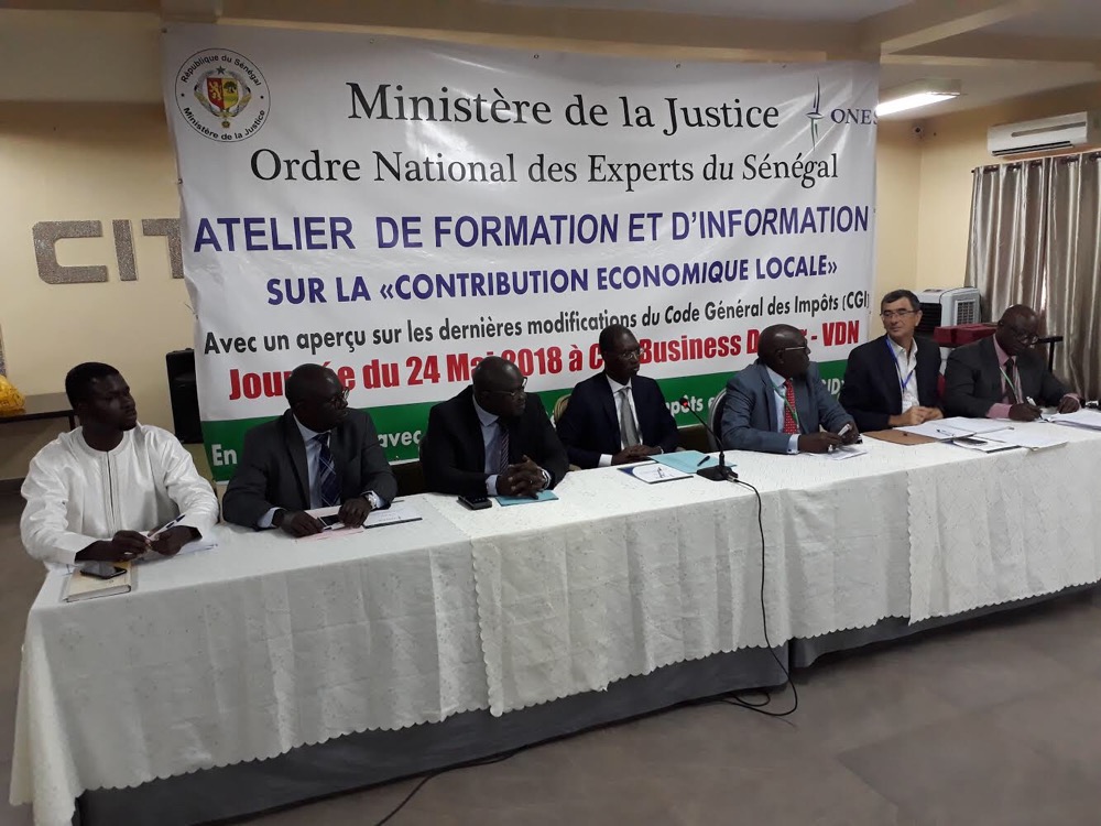 FISCALITÉ-La Contribution Economique Locale : L’impôt qui remplace la patente, expliqué aux experts fiscaux de l’Ordre National des Experts du Sénégal