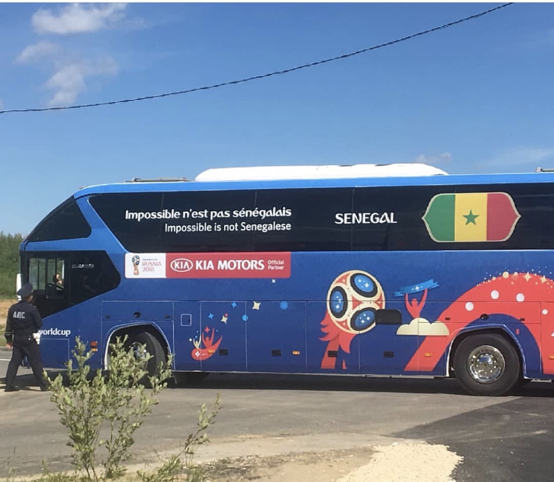 « Impossible n’est pas Sénégalais » : Le bus des Lions pour le mondial en Russie