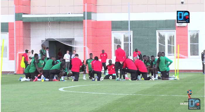 Lendemain de Japon-Sénégal :  Récupération et soins pour les titulaires, entraînement pour les remplaçants